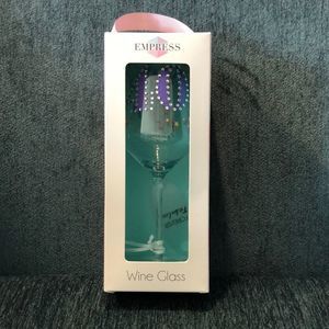 Empress 40th Birthday Wine Glass